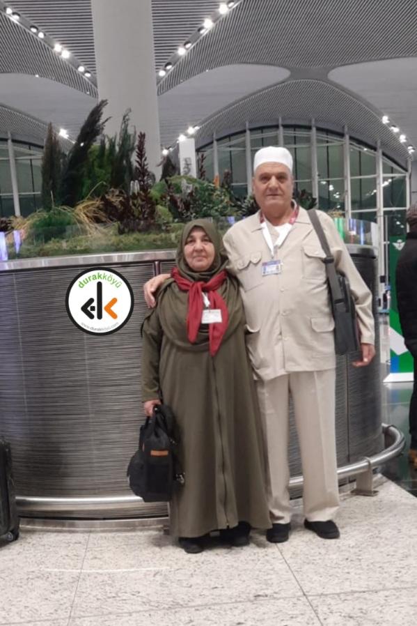 Fatma ve Yusuf Evci Umre’ye uğurlandı