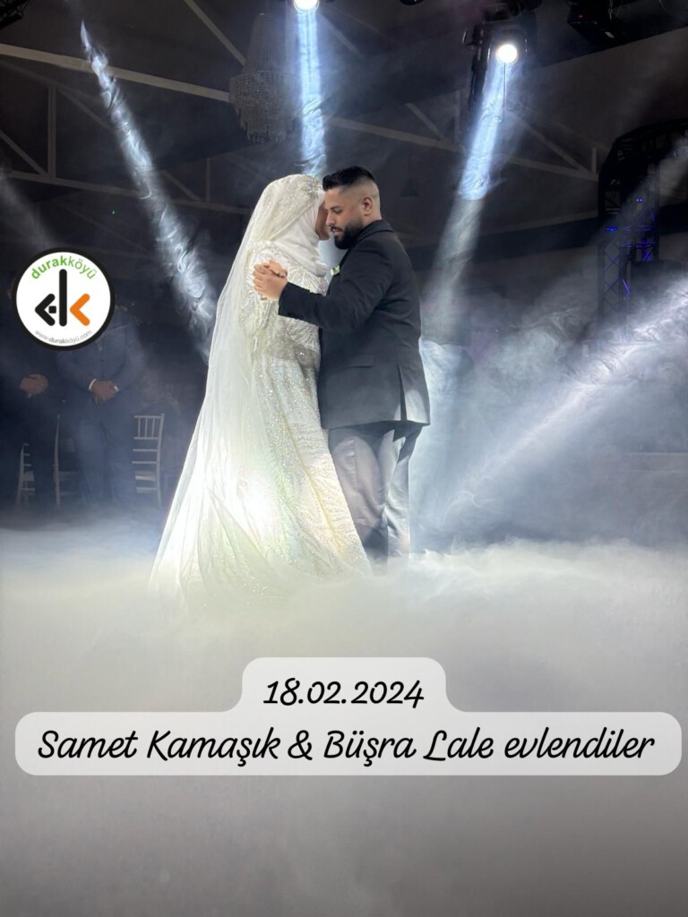 Samet ile Büşra evlendiler