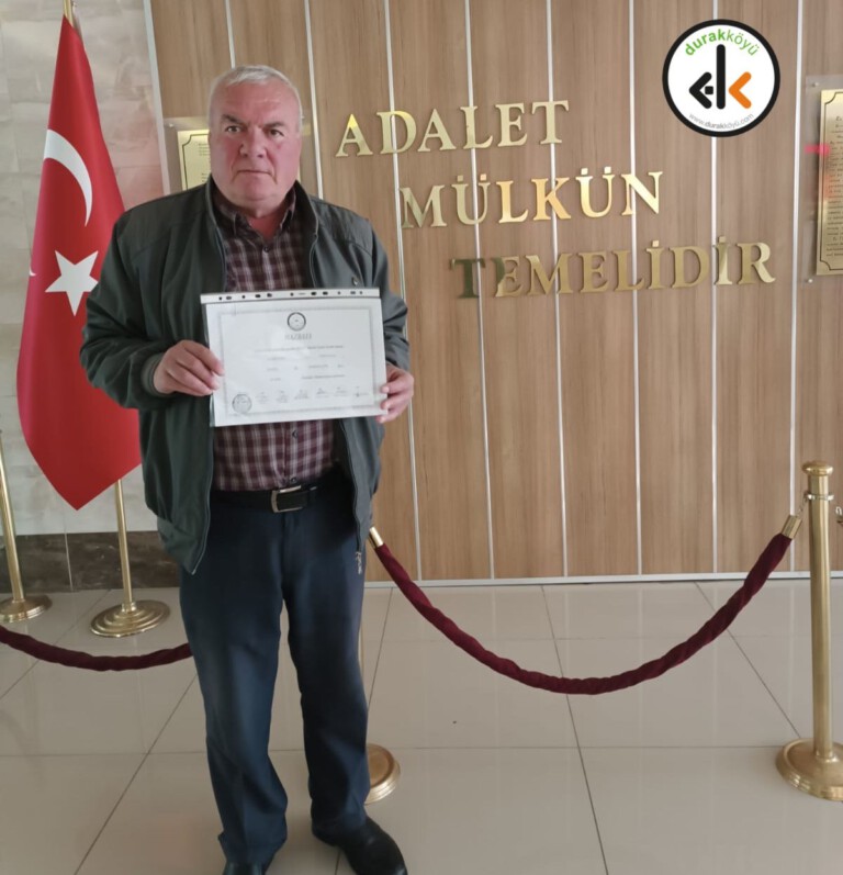 Yeni muhtarımız göreve başladı
