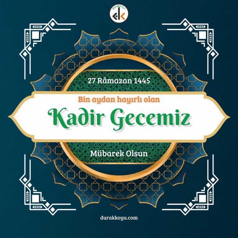Kadir Gecemiz Mübarek Olsun
