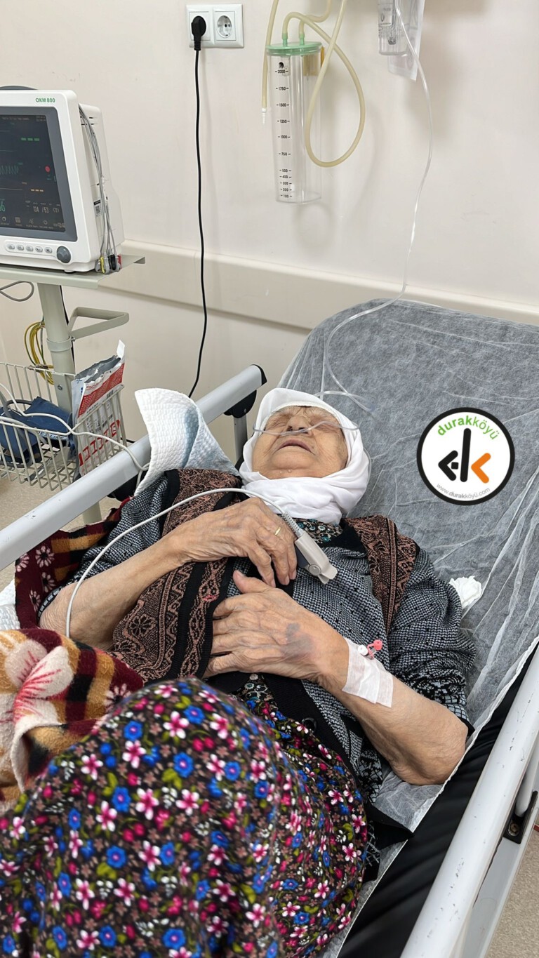 Yaşayan çınarlarımızdan İsmihani Öztürk tedavi altına alındı