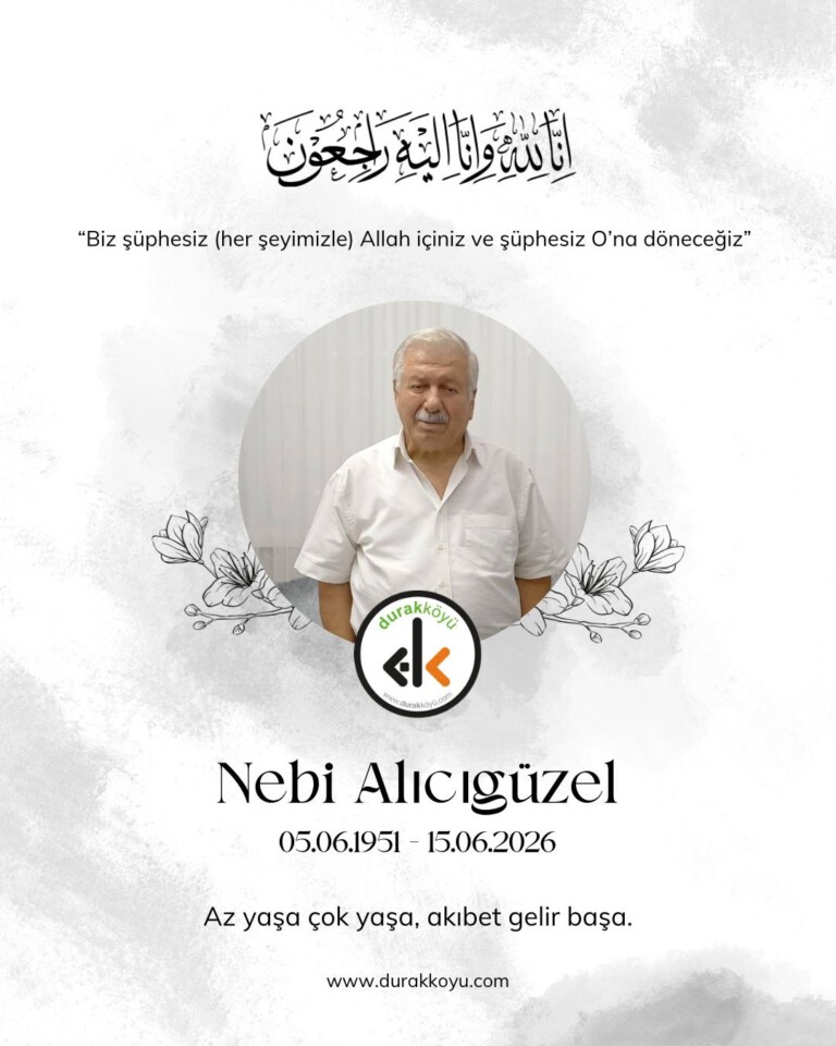 Antalya’da Acı Kayıp: Nebi Alıcıgüzel Hayatını Kaybetti
