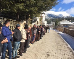 Cuma Namazından sonra Askerimizi köylülerimiz uğurluyorlar!