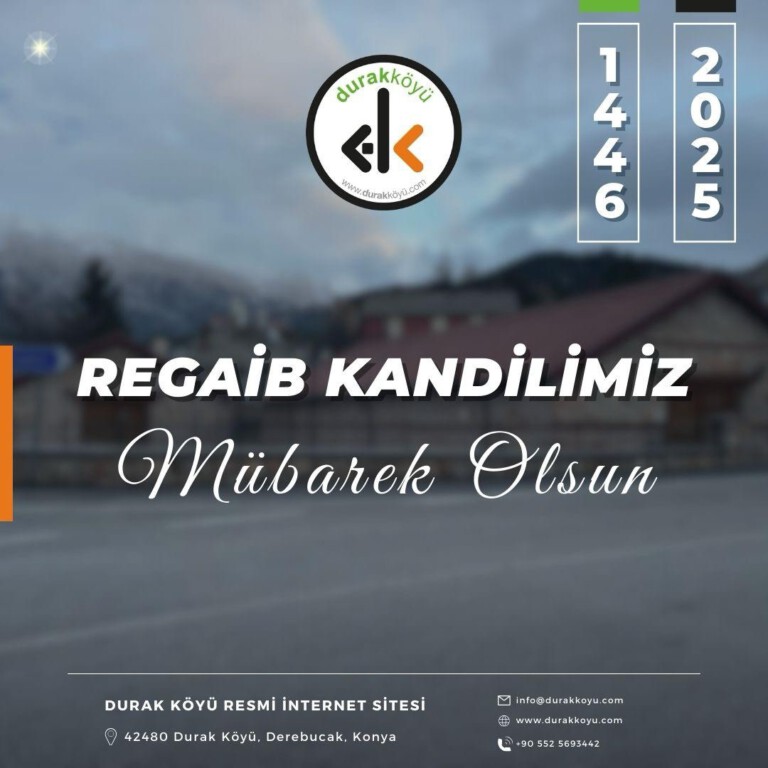 Regâib Kandiliniz mübarek olsun