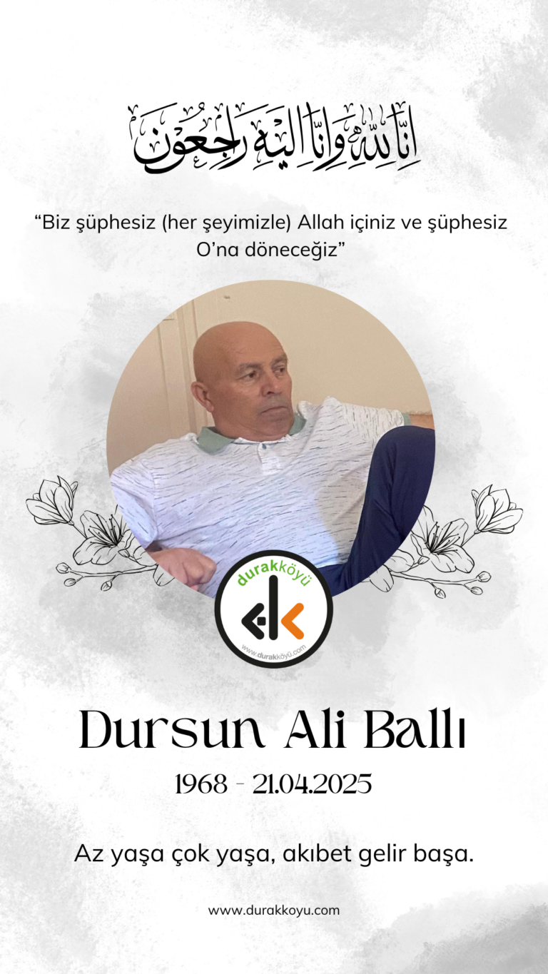 SON DAKİKA – Dursun Ali Ballı vefat etti!